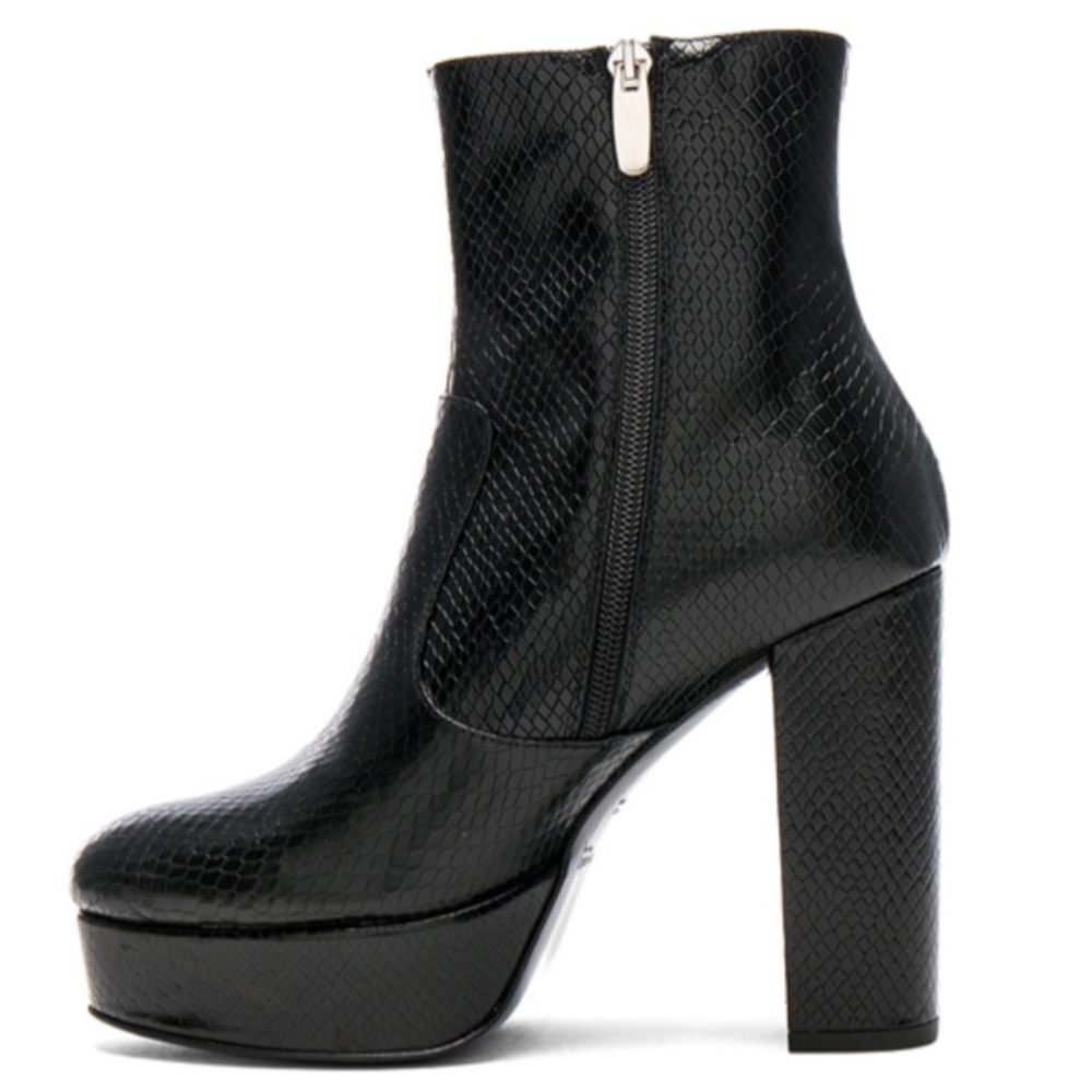 * Elysewalker Los Angeles Snakeskin Booties 0869 - Picture 4 of 10